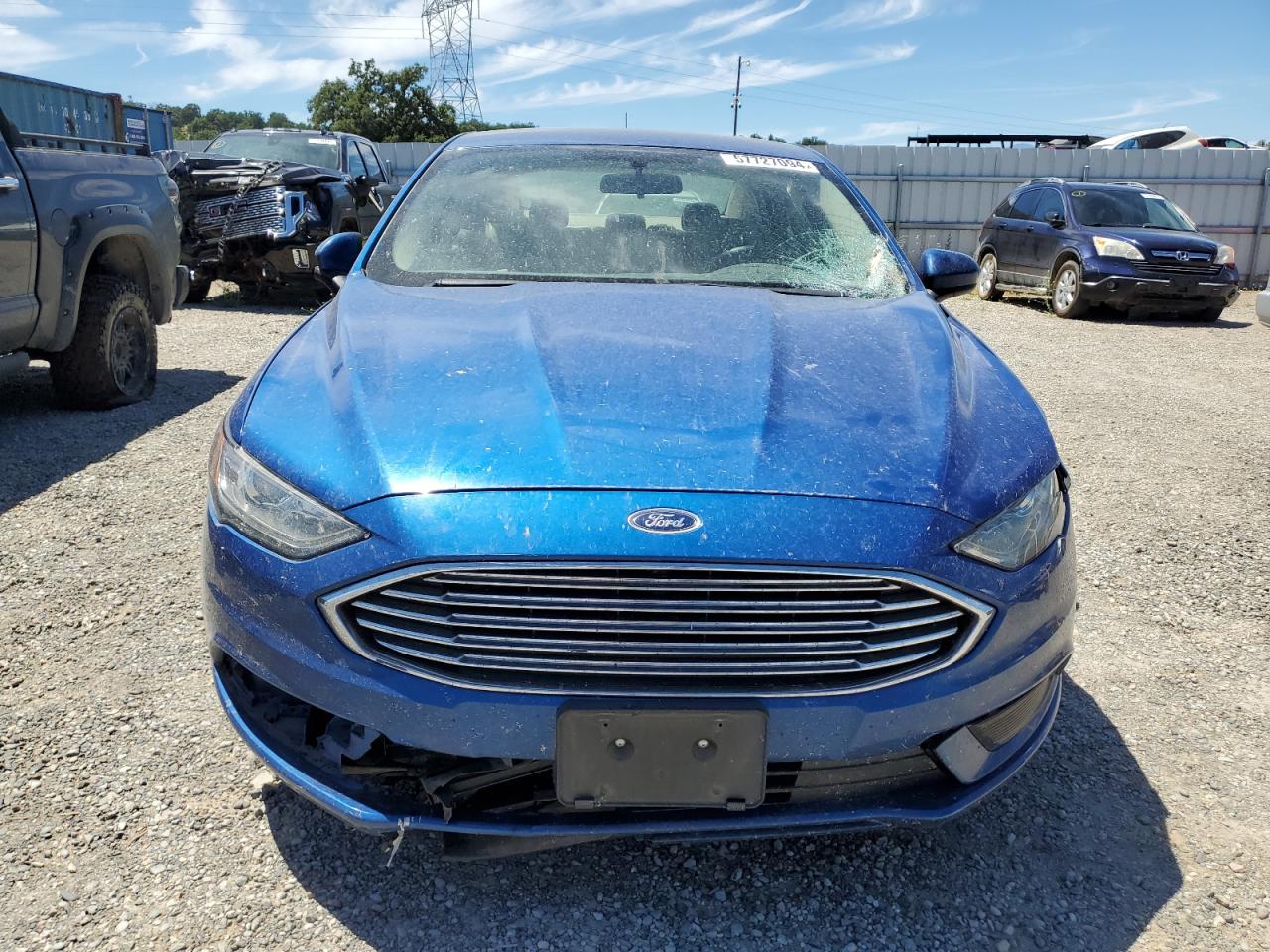 2018 Ford Fusion Se Hybrid VIN: 3FA6P0LU7JR170464 Lot: 57727094