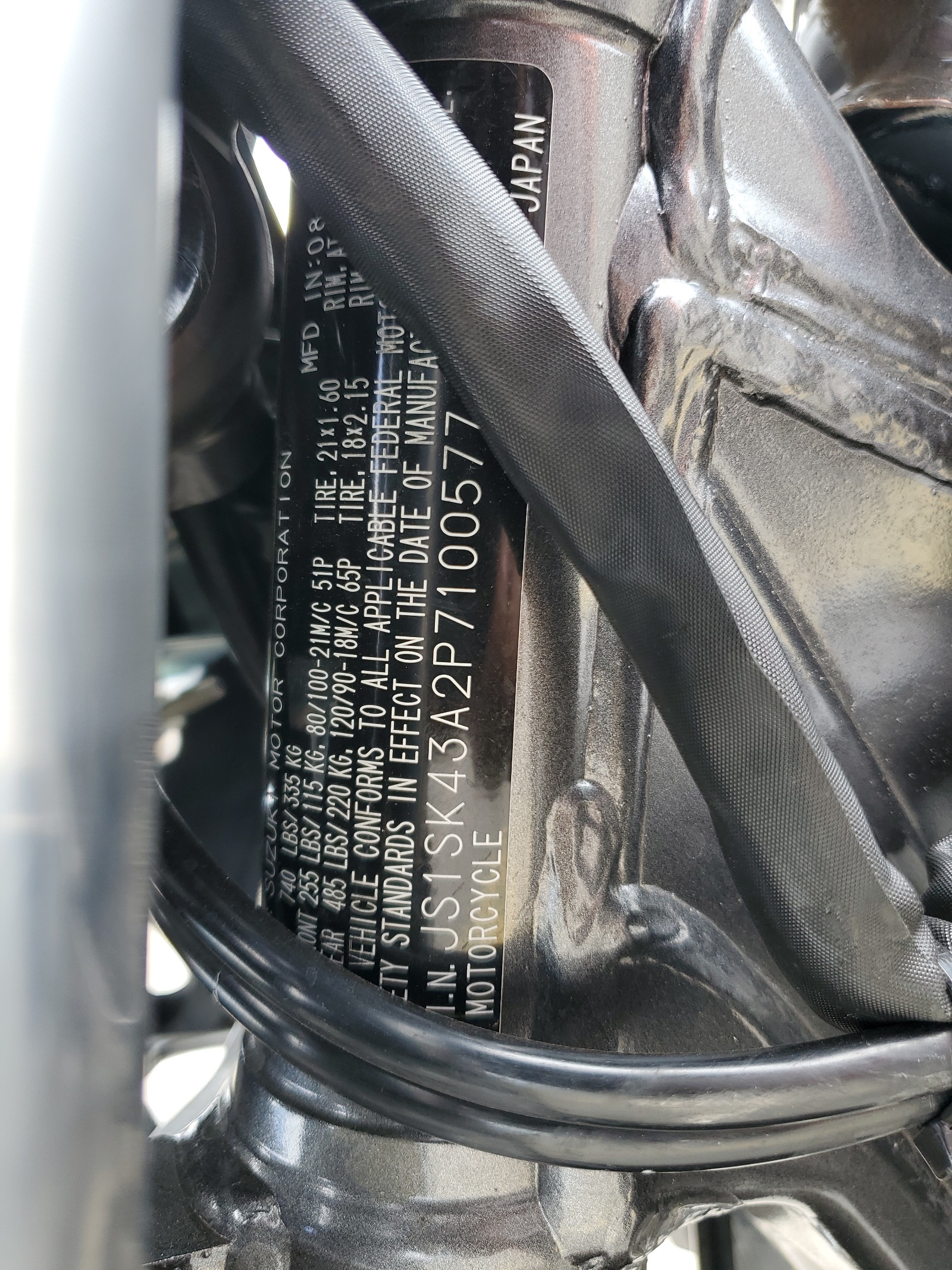 JS1SK43A2P7100577 2023 Suzuki Dr-Z400 S