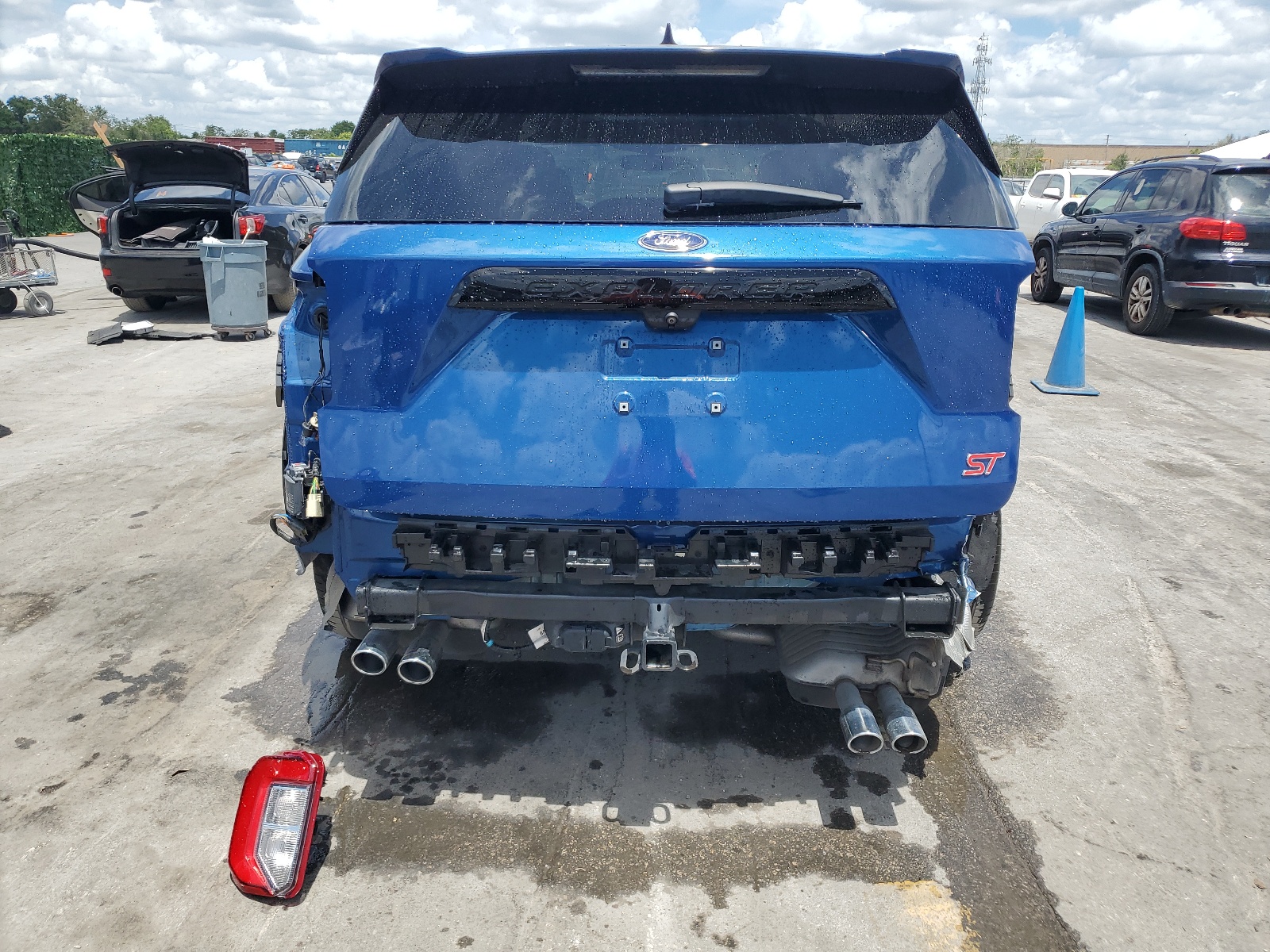 1FM5K8GC3MGA27202 2021 Ford Explorer St