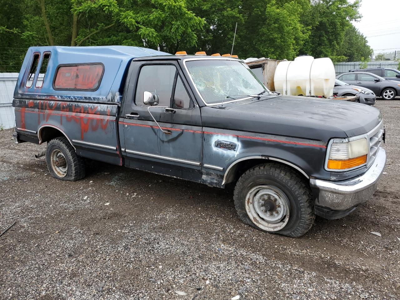 1993 Ford F250 VIN: 2FTHF25M4PCA65655 Lot: 57053024