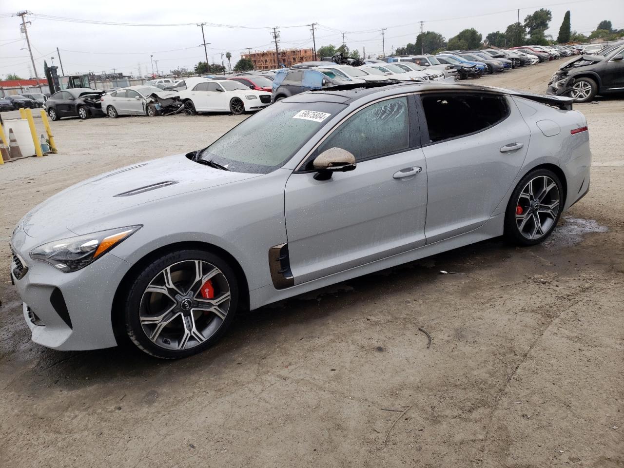 2020 Kia Stinger Gt2 VIN: KNAE55LC7L6077604 Lot: 59675804