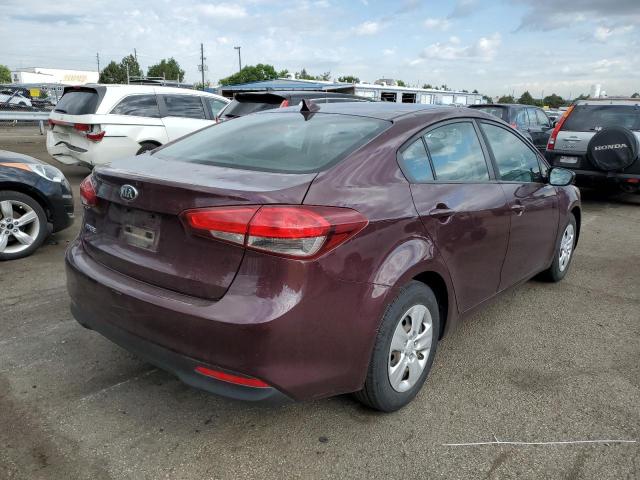  KIA FORTE 2018 Бордовый