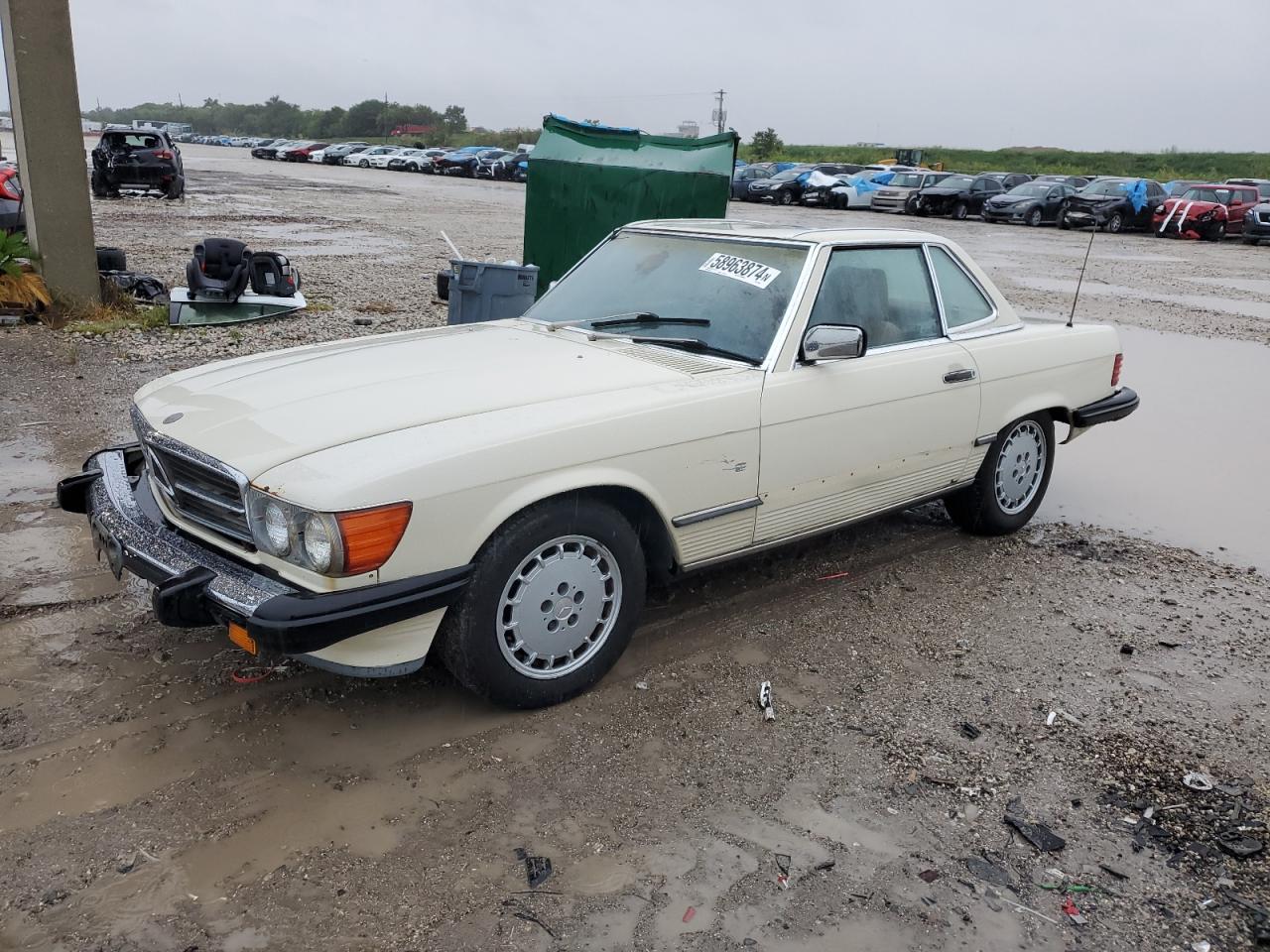 1989 Mercedes-Benz 560 Sl VIN: WDBBA48D8KA092152 Lot: 58963874