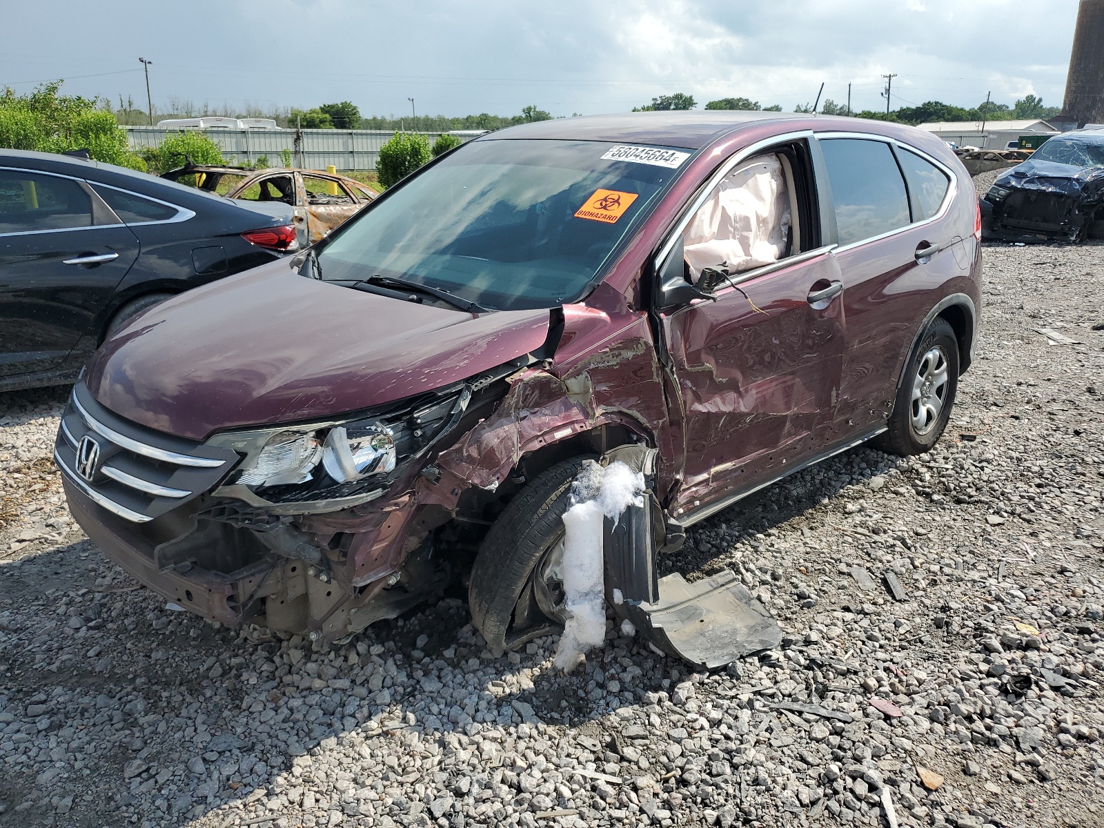 2014 Honda Cr-V Lx vin: 5J6RM3H31EL031317