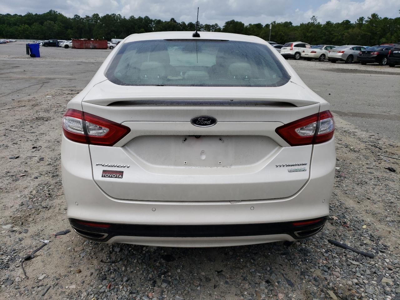 2014 Ford Fusion Titanium VIN: 3FA6P0K90ER288780 Lot: 59980814