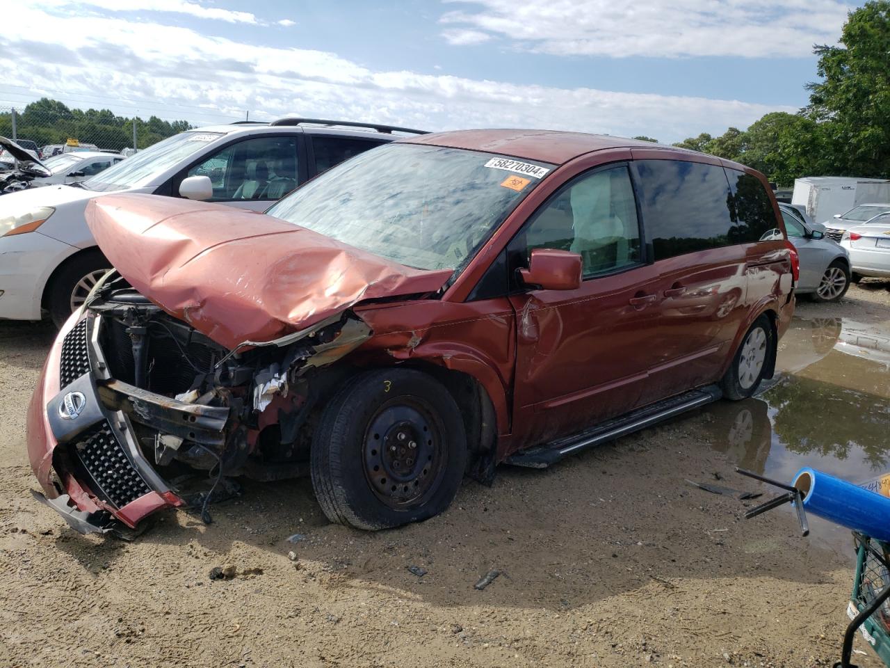 2004 Nissan Quest S VIN: 5N1BV28U54N337345 Lot: 58270304