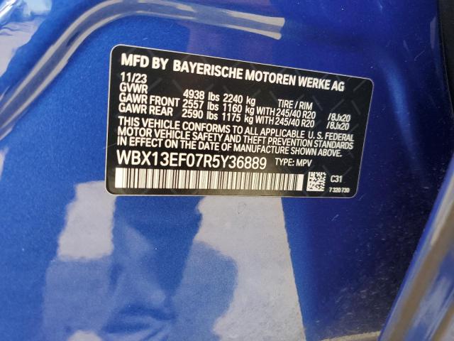  BMW X1 M35I 2024 Синий