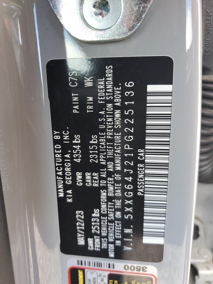 2023 Kia K5 Gt Line VIN: 5XXG64J21PG225136 Lot: 59913974