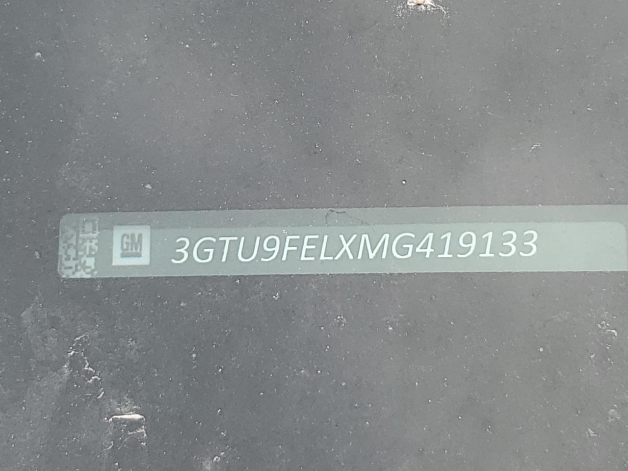 2021 GMC Sierra K1500 Denali VIN: 3GTU9FELXMG419133 Lot: 37992504