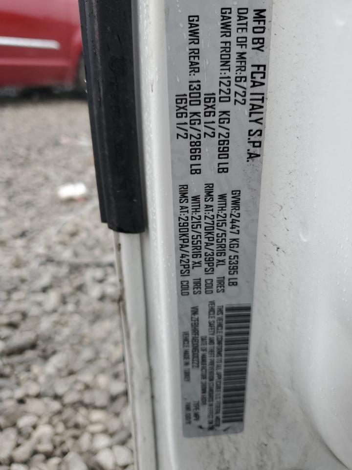 2022 Ram Promaster City Tradesman VIN: ZFBHRFABXN6X11322 Lot: 60876414