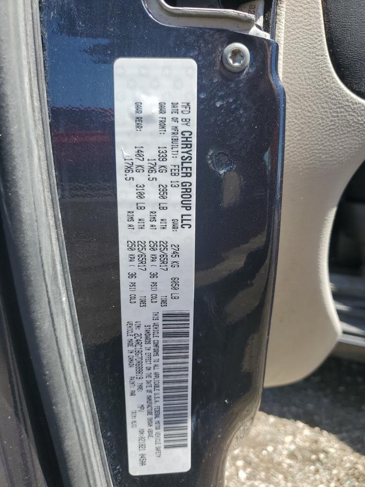 2013 Chrysler Town & Country Touring VIN: 2C4RC1BG7DR689819 Lot: 60380894