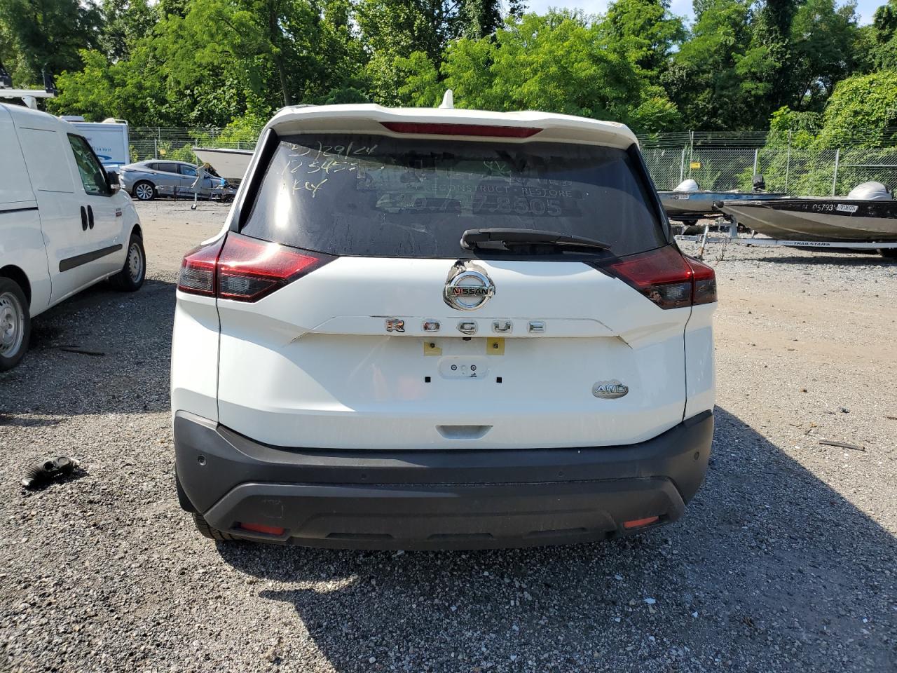 2021 Nissan Rogue S VIN: JN8AT3AB7MW208347 Lot: 57740084