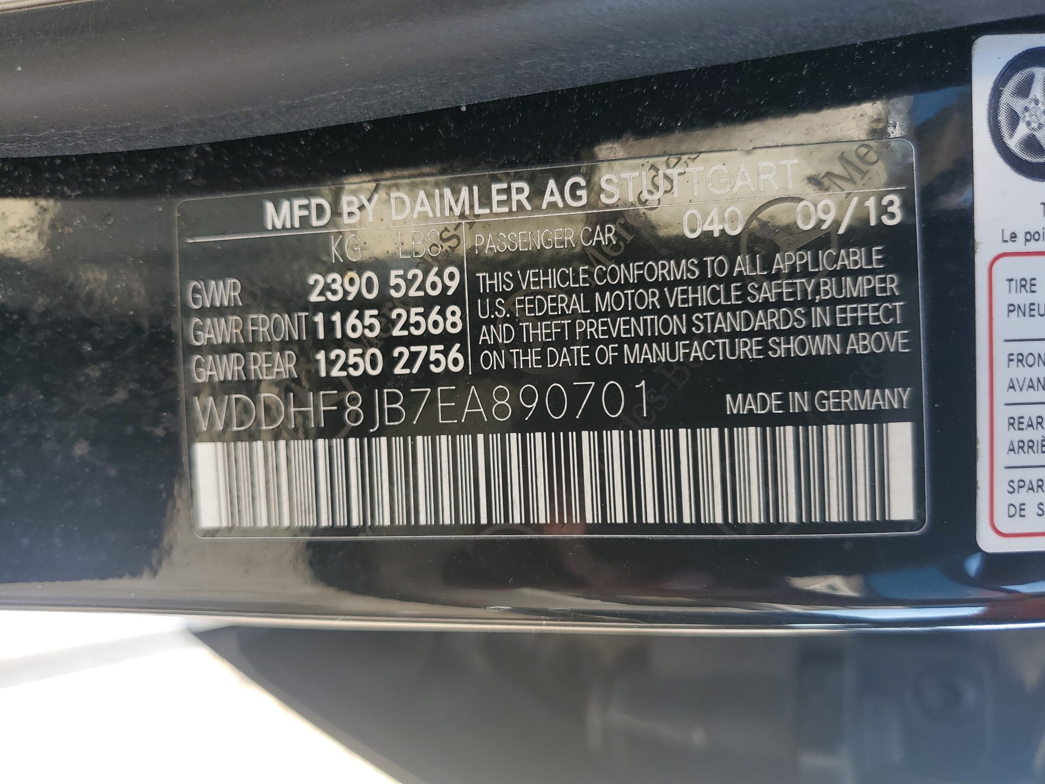 WDDHF8JB7EA890701 2014 Mercedes-Benz E 350 4Matic