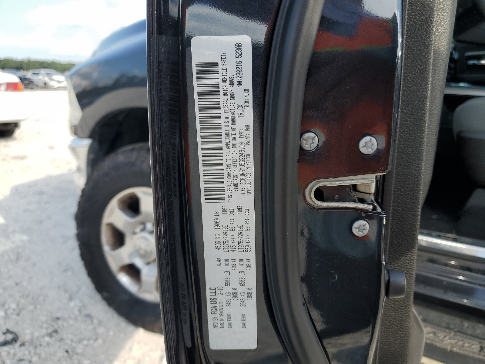 3C6UR5MJ5GG249110 2016 Ram 2500 Slt