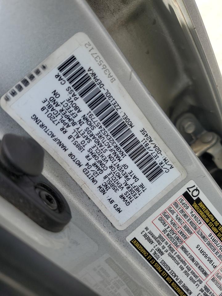 2005 Toyota Corolla Ce VIN: 1NXBR32EX5Z457791 Lot: 59744664