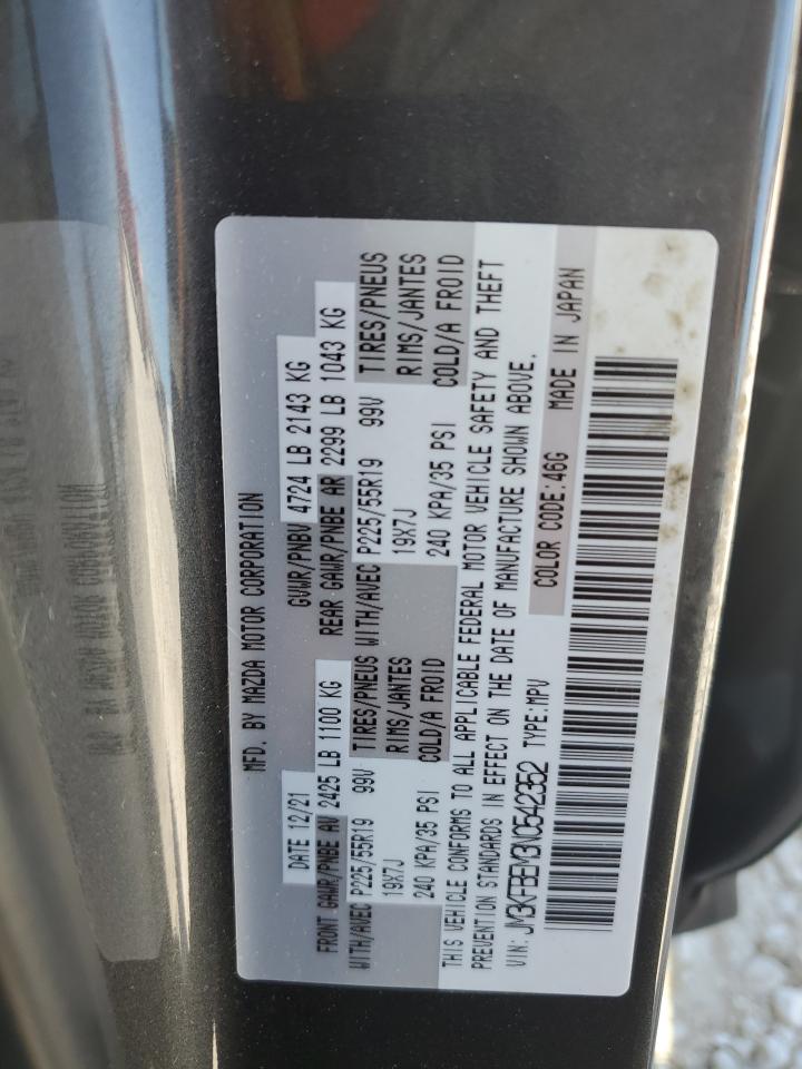 2022 Mazda Cx-5 Premium Plus VIN: JM3KFBEM3N0542352 Lot: 59084164