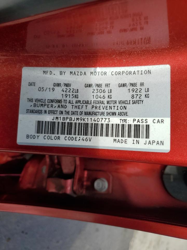 JM1BPBJM9K1140773 2019 Mazda 3