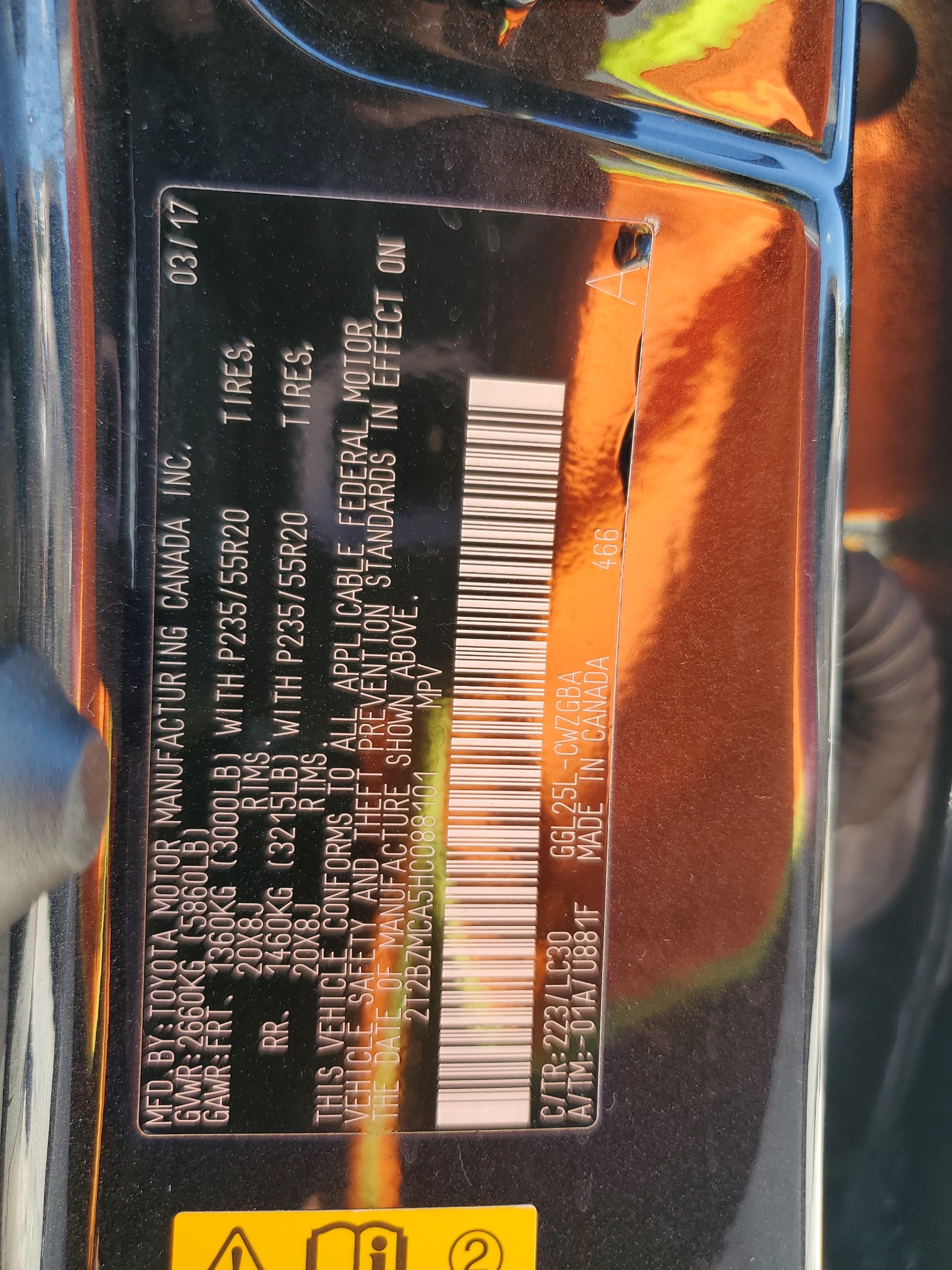 2T2BZMCA5HC088101 2017 Lexus Rx 350 Base