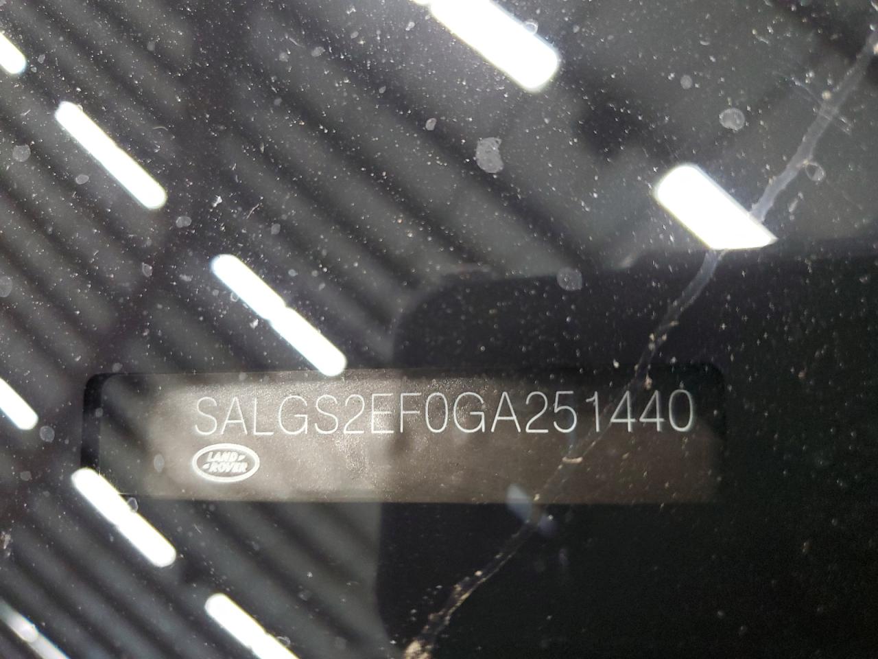 2016 Land Rover Range Rover Supercharged VIN: SALGS2EF0GA251440 Lot: 60296004
