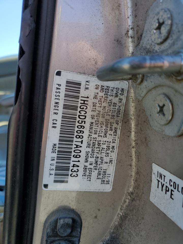 1HGCD5668TA091433 1996 Honda Accord Ex