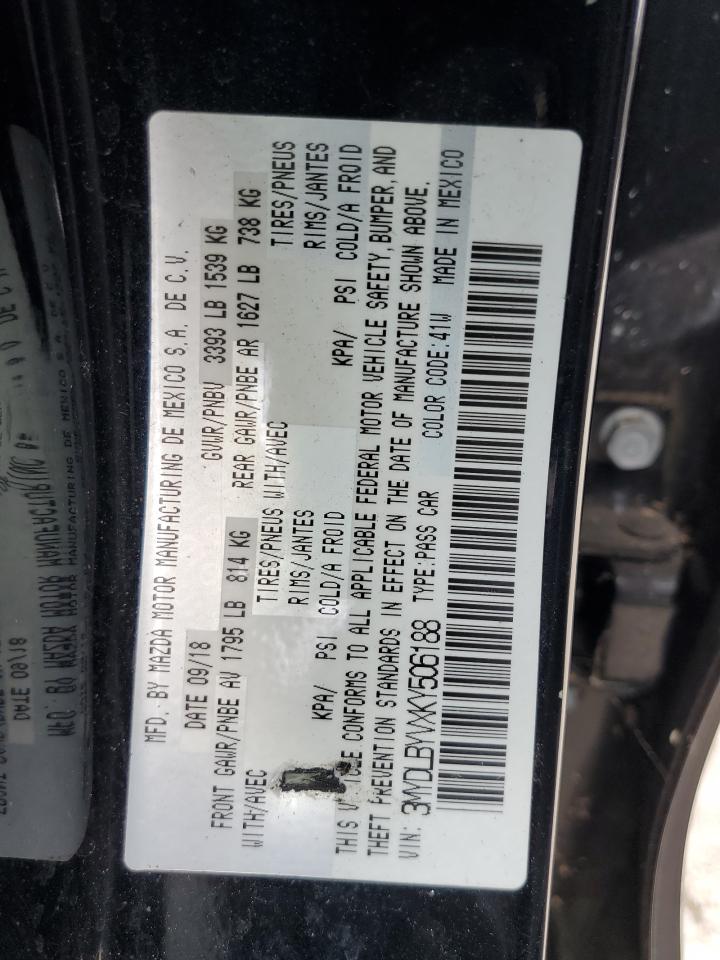 3MYDLBYVXKY506188 2019 Toyota Yaris L