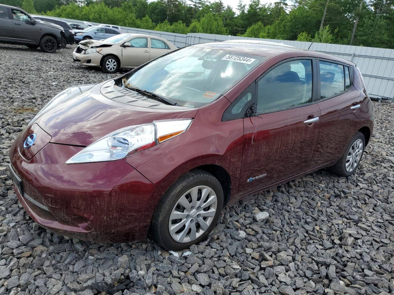 2016 Nissan Leaf S VIN: 1N4AZ0CP0GC307458 Lot: 58725344