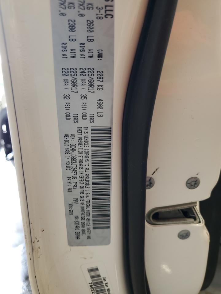 2018 Jeep Compass Latitude VIN: 3C4NJDBB3JT349716 Lot: 57894204