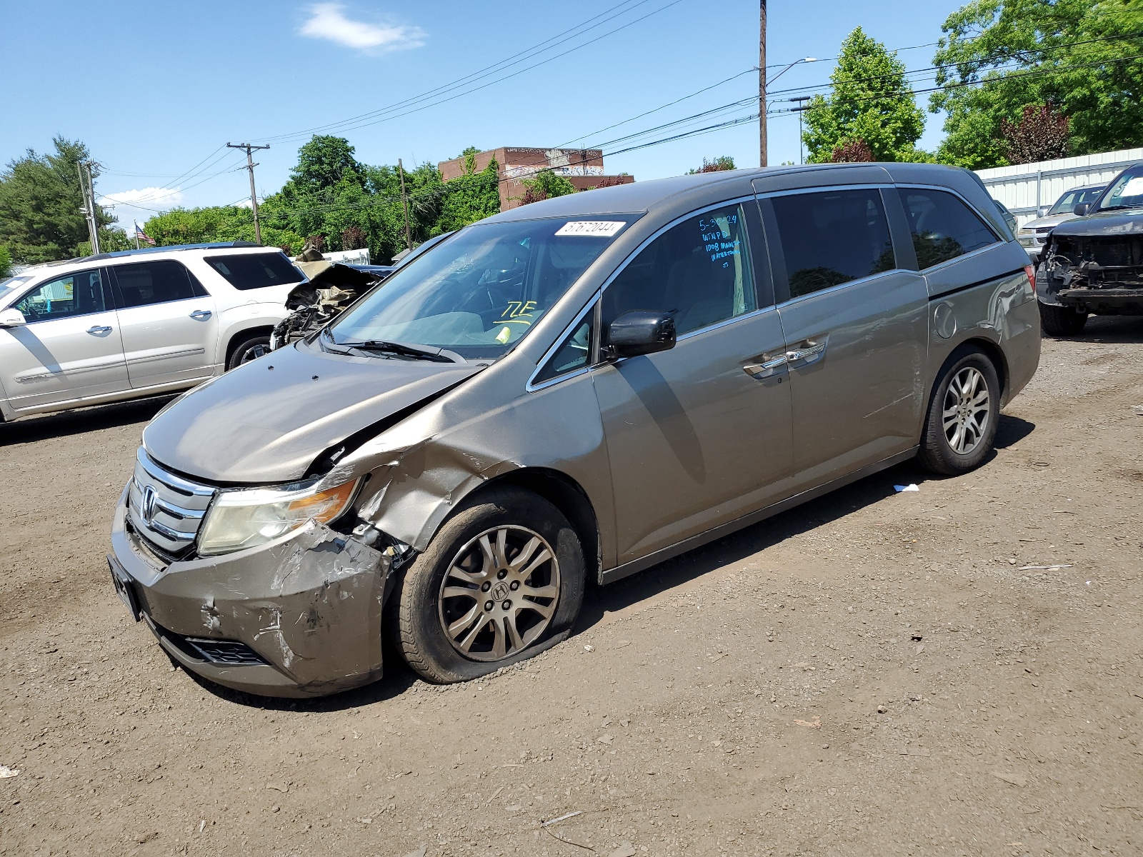 5FNRL5H4XCB082554 2012 Honda Odyssey Ex