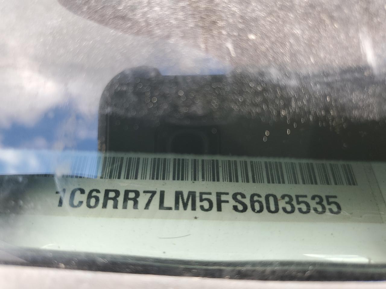 2015 Ram 1500 Slt VIN: 1C6RR7LM5FS603535 Lot: 60145324