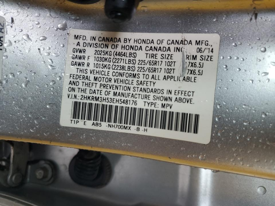 2HKRM3H53EH548176 2014 Honda Cr-V Ex