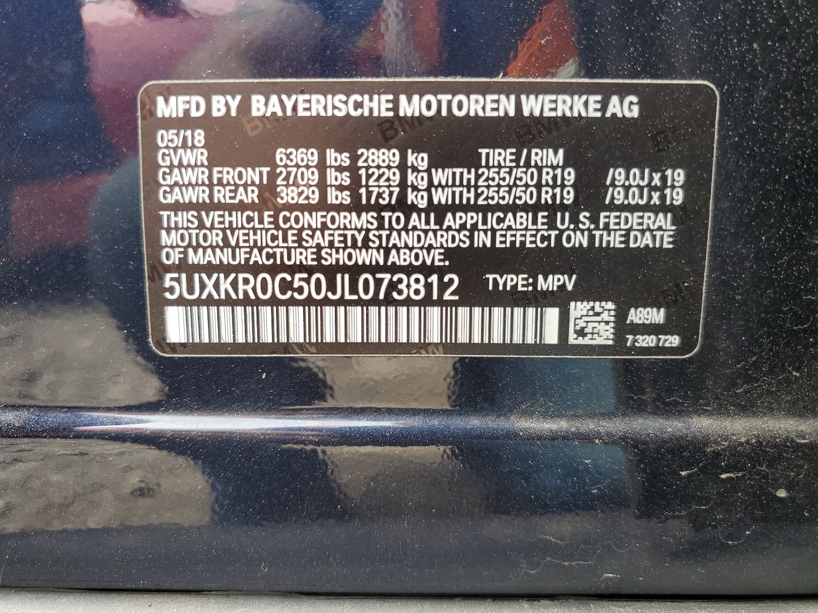 5UXKR0C50JL073812 2018 BMW X5 xDrive35I