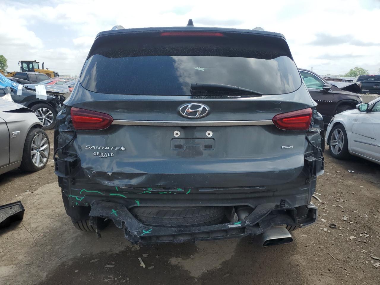 2020 Hyundai Santa Fe Sel VIN: 5NMS3CAD7LH172386 Lot: 61143574