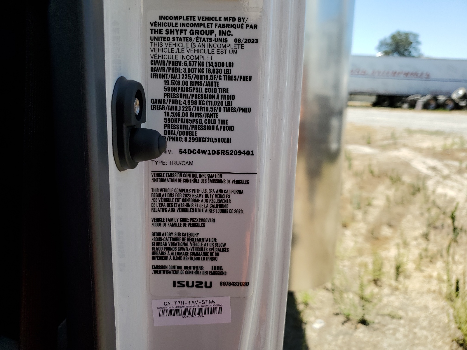 54DC4W1D5RS209401 2024 Isuzu Npr Hd