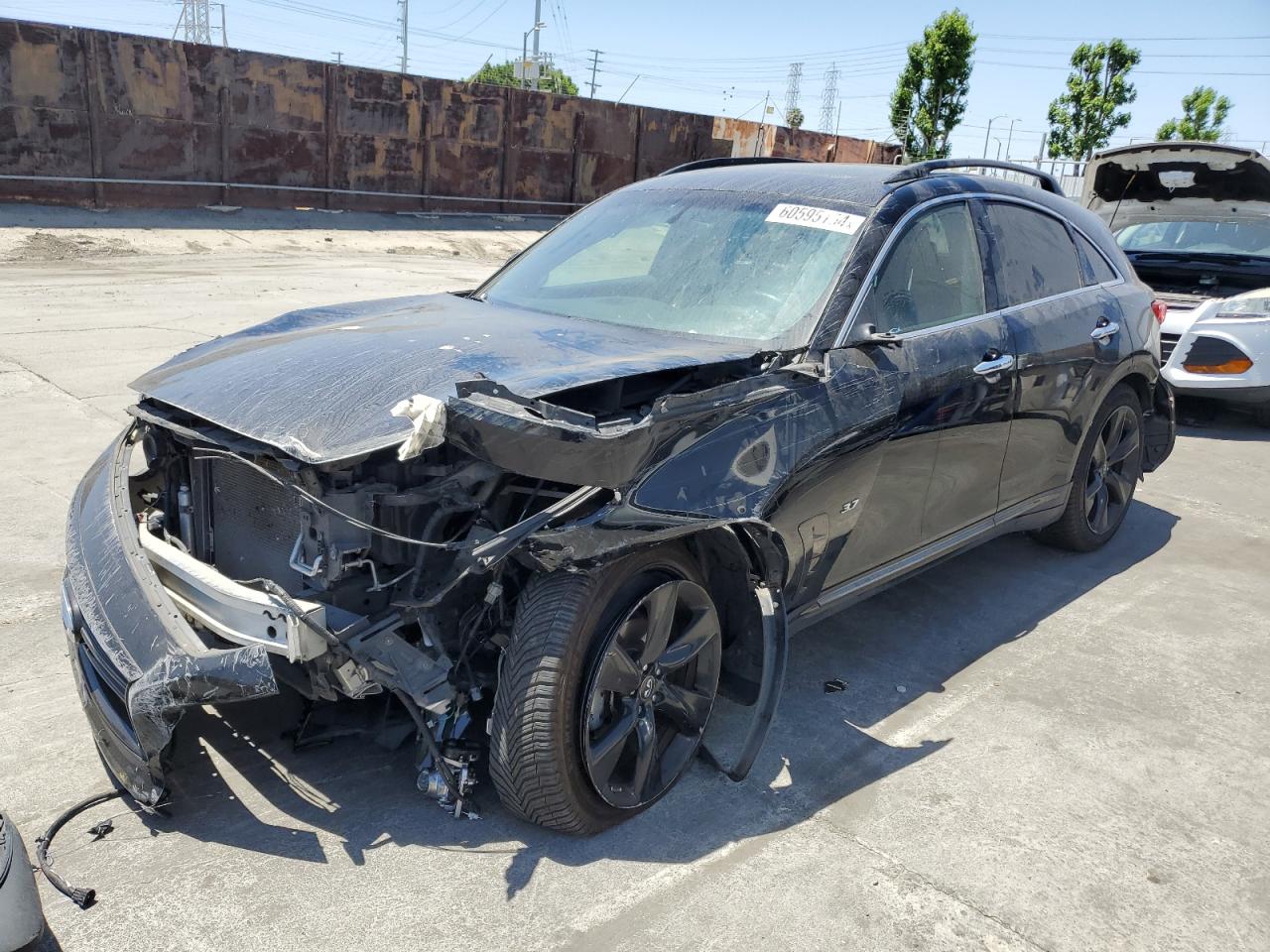 2016 Infiniti Qx70 VIN: JN8CS1MU4GM671740 Lot: 60595154