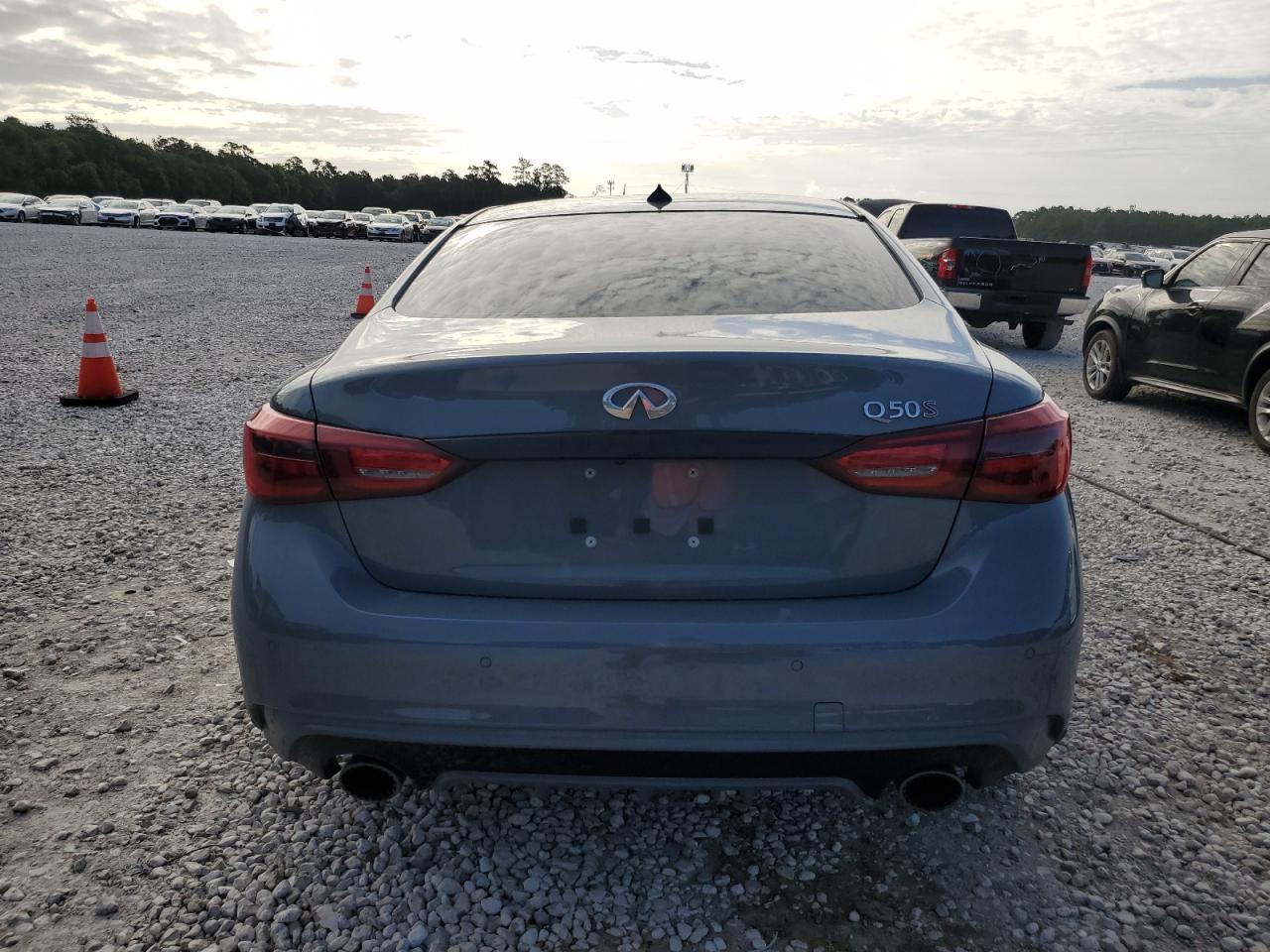 2021 Infiniti Q50 Red Sport 400 VIN: JN1FV7DP6MM850437 Lot: 59597284