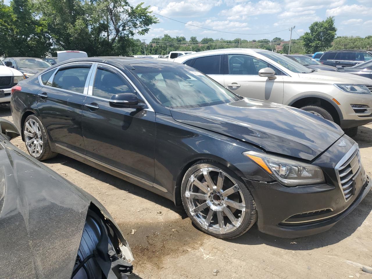 2015 Hyundai Genesis 3.8L VIN: KMHGN4JE7FU075597 Lot: 58811634