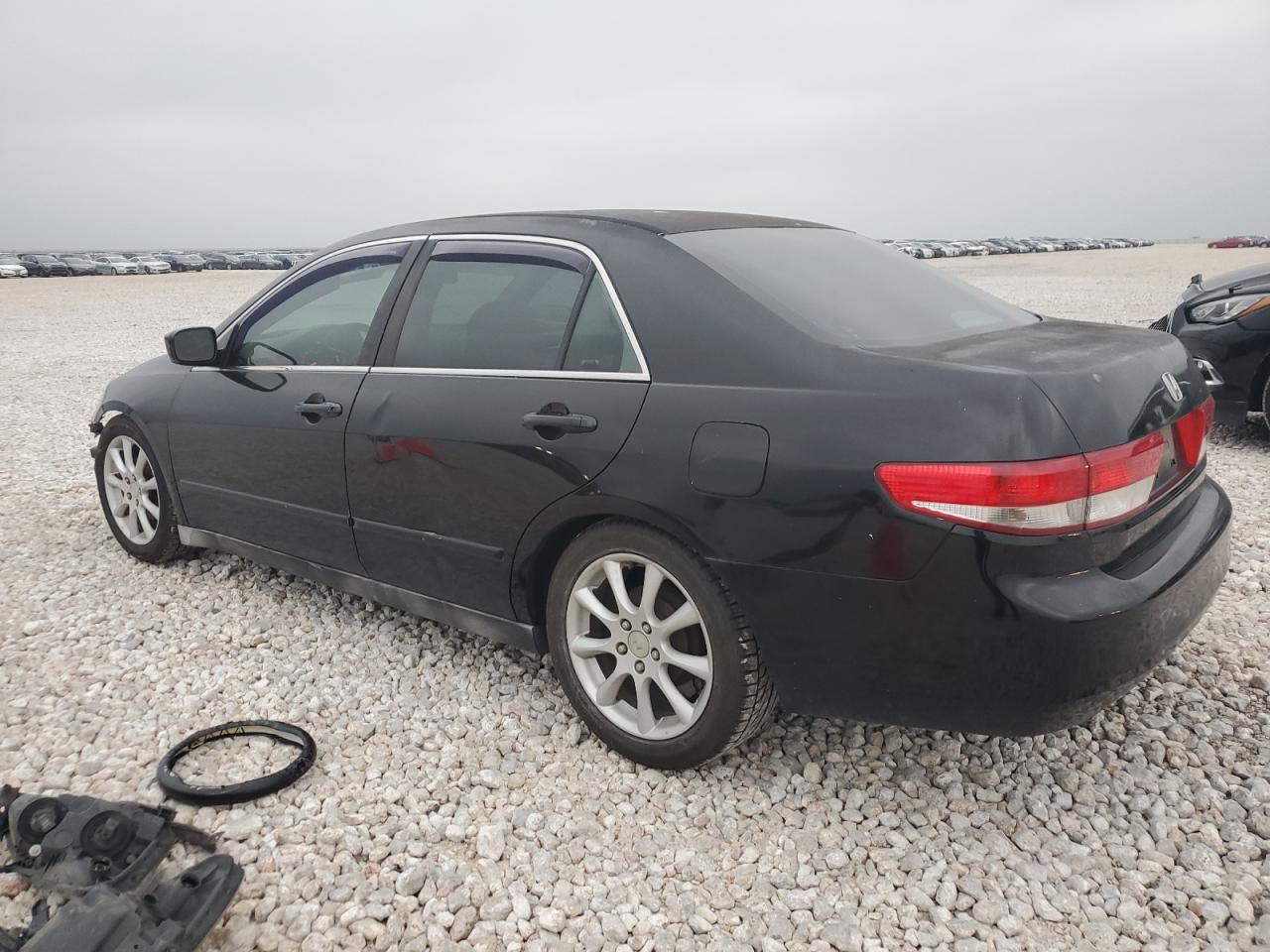 2003 Honda Accord Lx black null gas 1HGCM55313A073797 photo #3