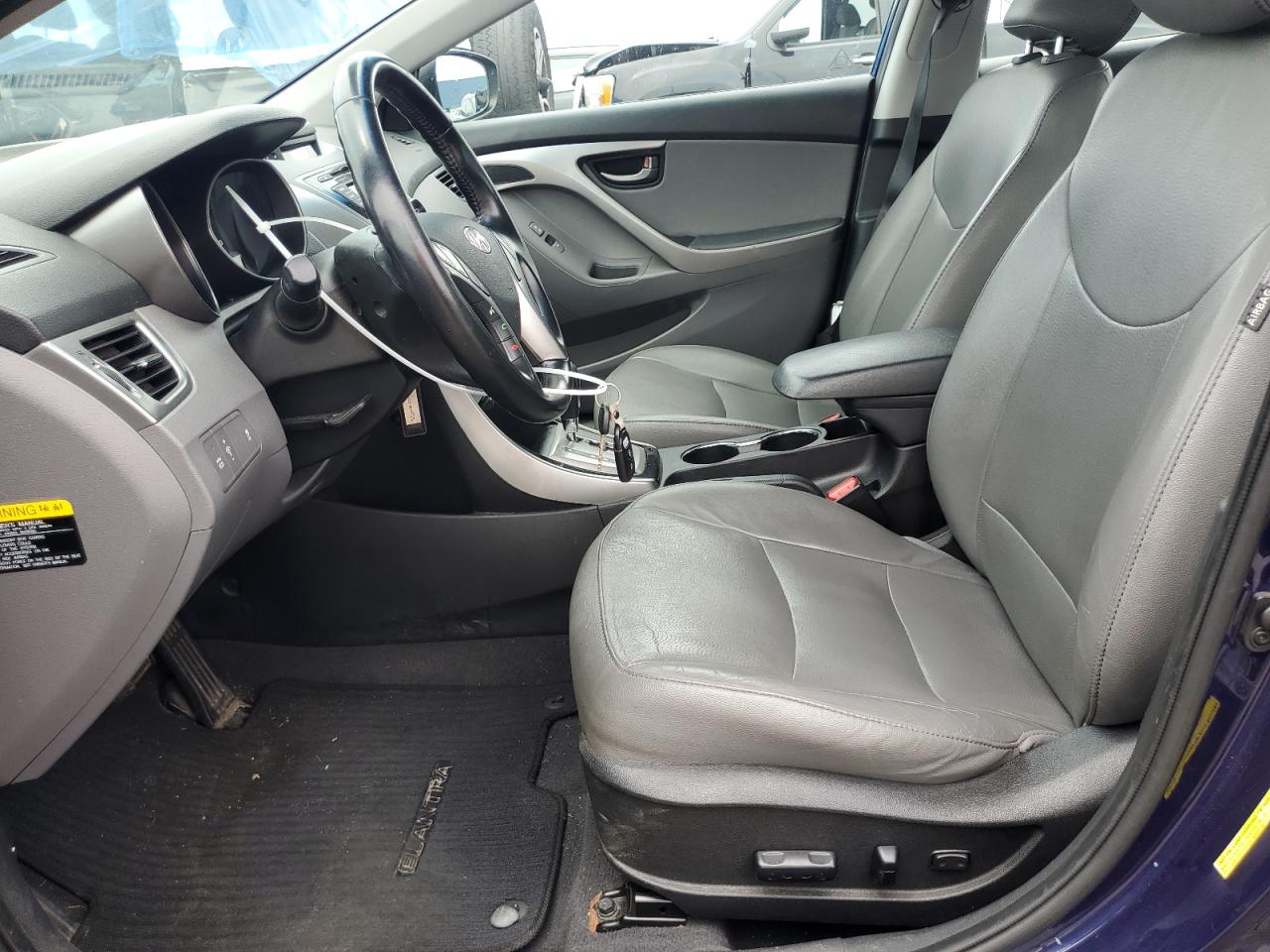 2013 Hyundai Elantra Gls VIN: 5NPDH4AE2DH412134 Lot: 59162254