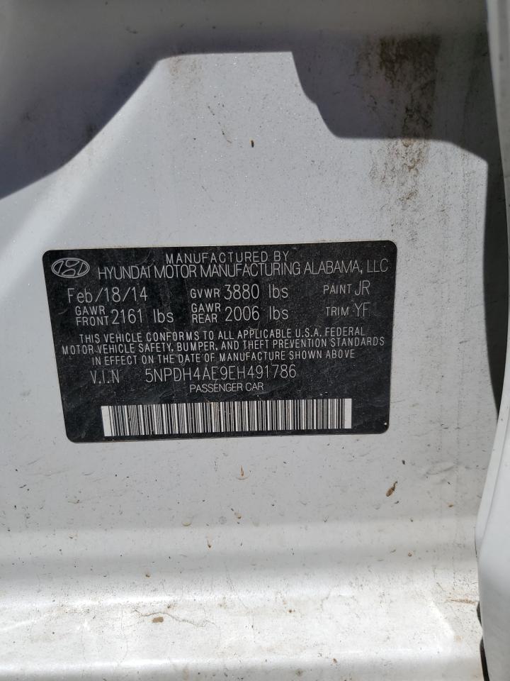 5NPDH4AE9EH491786 2014 Hyundai Elantra Se