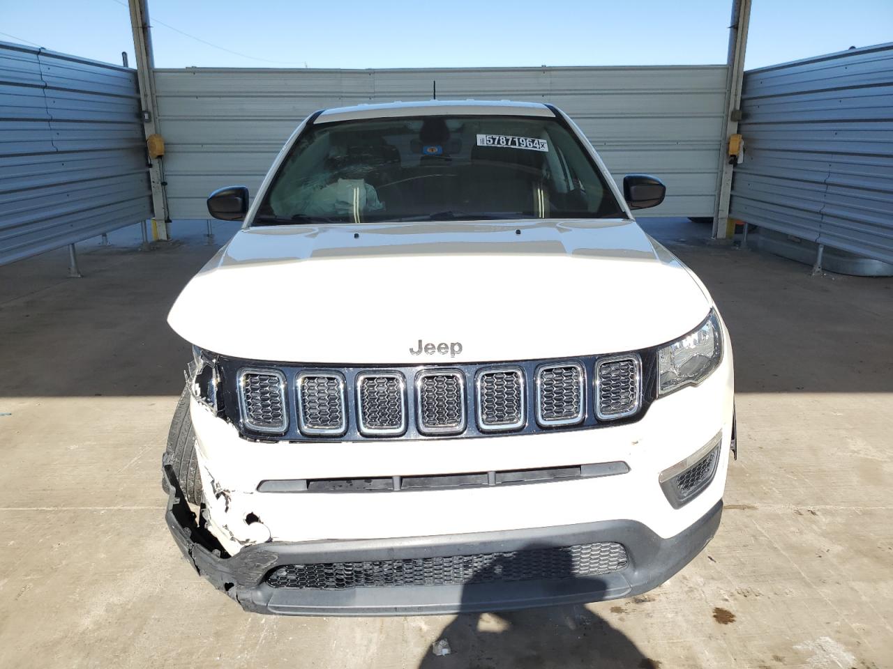 2018 Jeep Compass Sport VIN: 3C4NJCAB3JT410980 Lot: 57871964