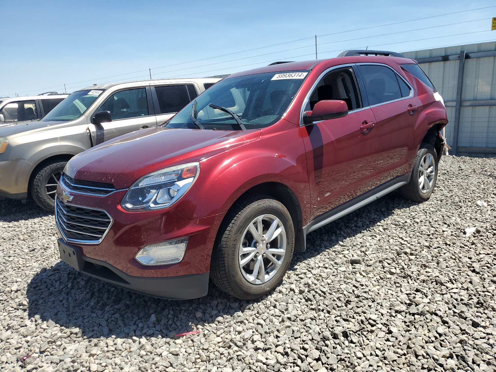 2016 Chevrolet Equinox Lt vin: 2GNFLFEK1G6148116