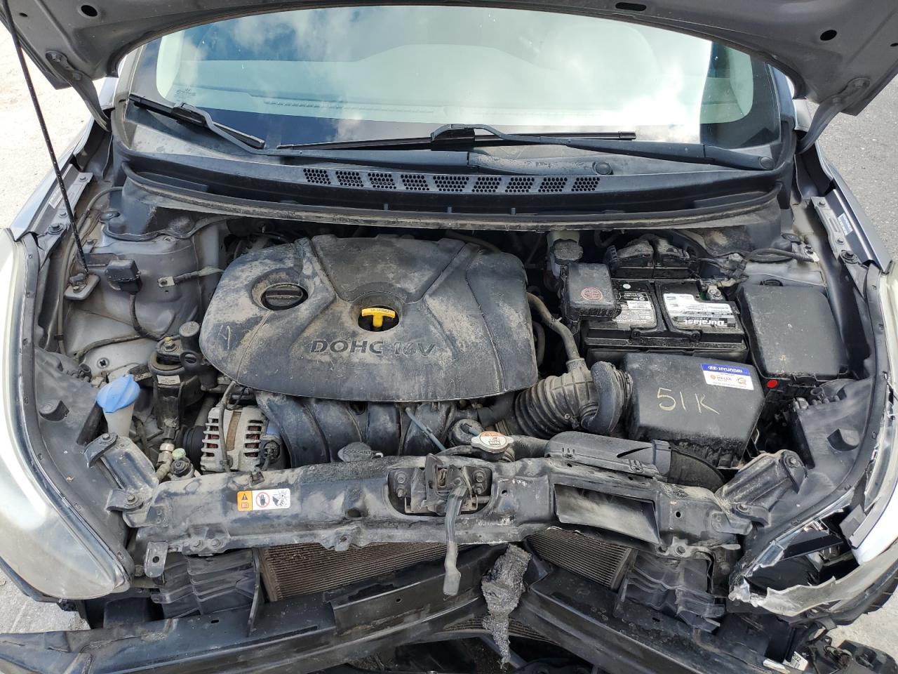 KMHDH4AE0EU025861 2014 Hyundai Elantra Se