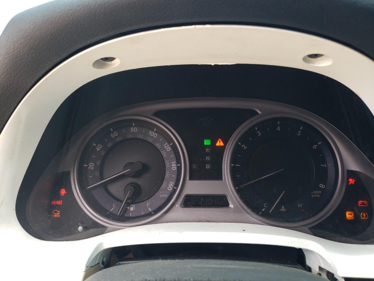 2007 Lexus Is 250 VIN: JTHBK262275029700 Lot: 60471624