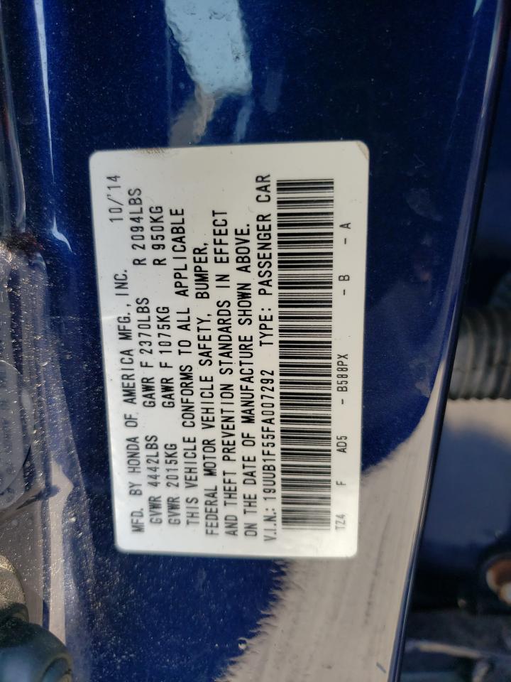 2015 Acura Tlx Tech VIN: 19UUB1F55FA007292 Lot: 59325814