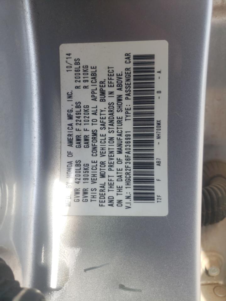 1HGCR2F36FA036991 2015 Honda Accord Lx