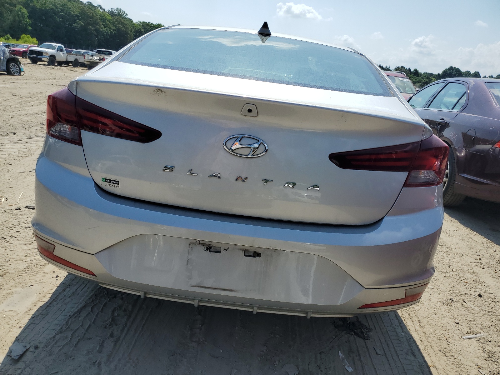 2019 Hyundai Elantra Sel vin: 5NPD84LF6KH434639