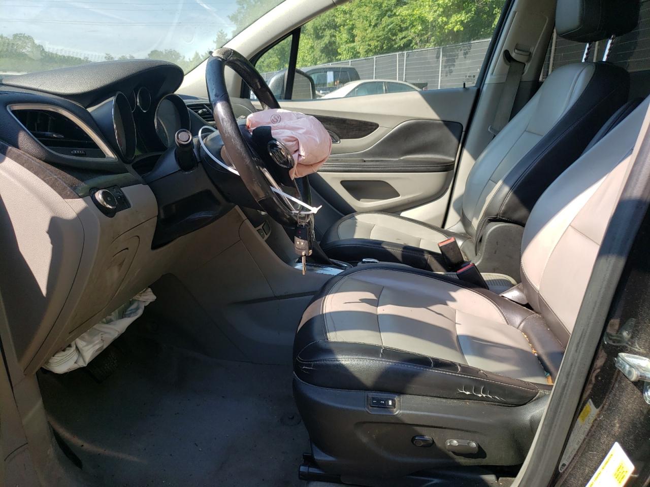 2015 BUICK ENCORE with FRONT END damage, VIN KL4CJDSB4FB055820