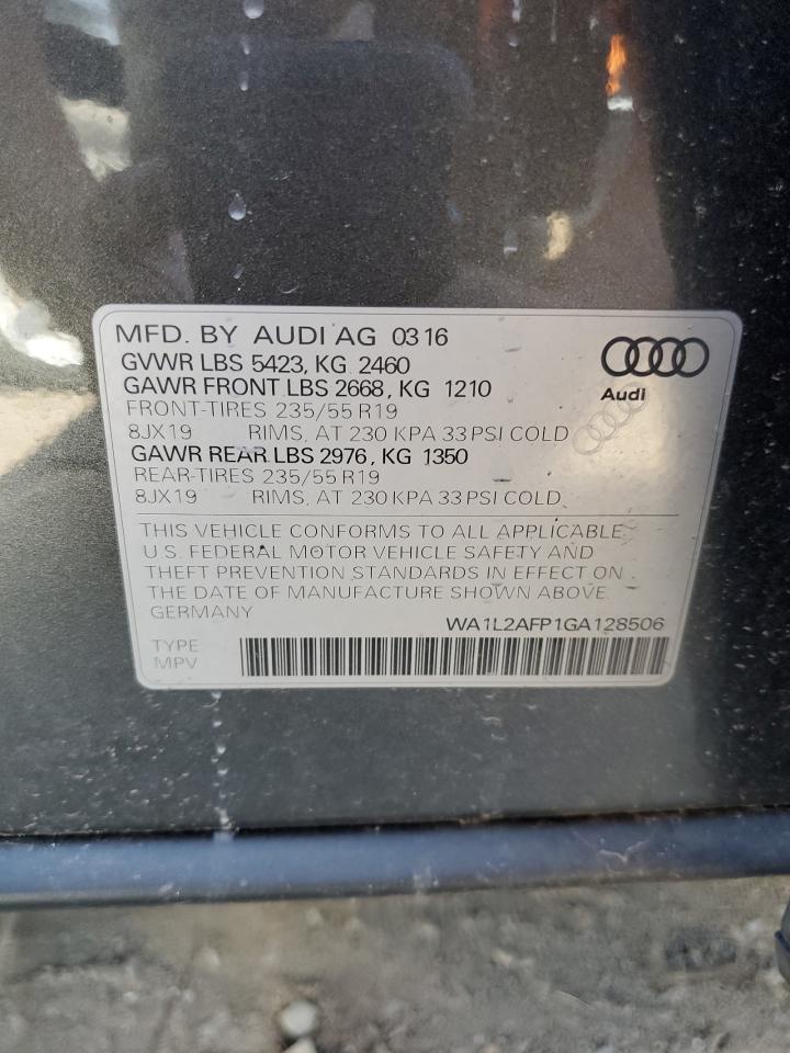 WA1L2AFP1GA128506 2016 Audi Q5 Premium Plus