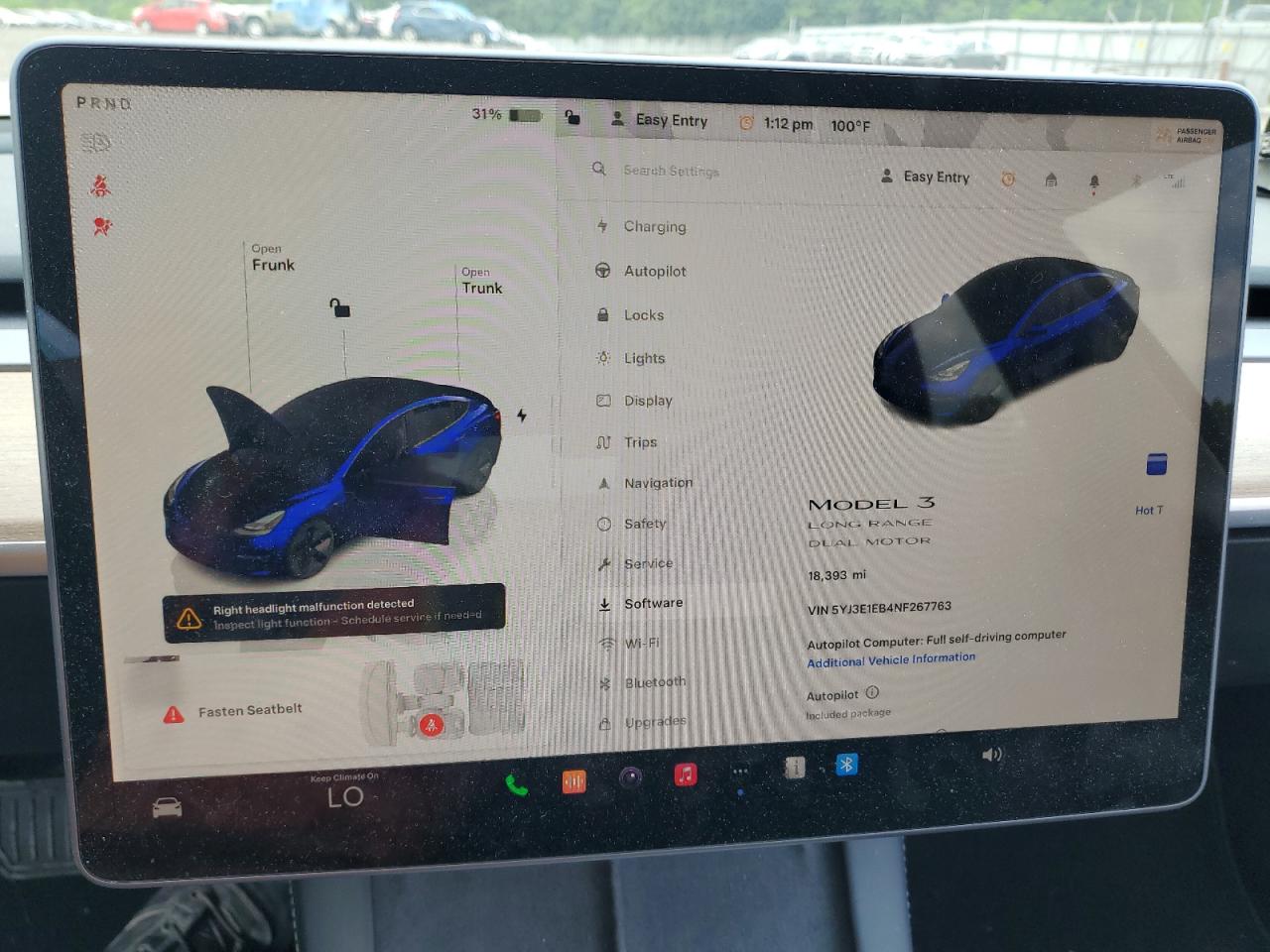 2022 Tesla Model 3 VIN: 5YJ3E1EB4NF267763 Lot: 57478554