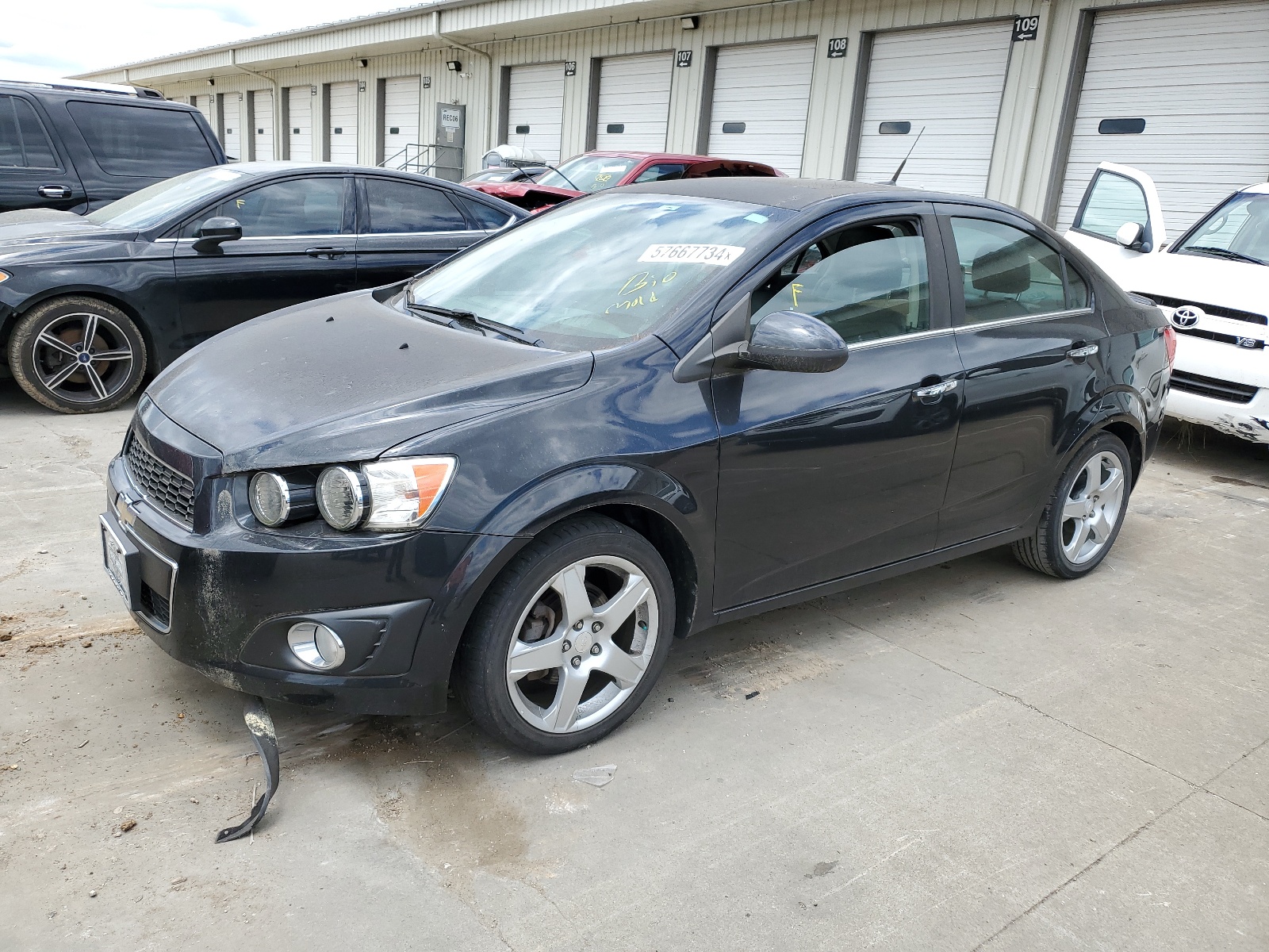 2014 Chevrolet Sonic Ltz vin: 1G1JF5SB5E4149396